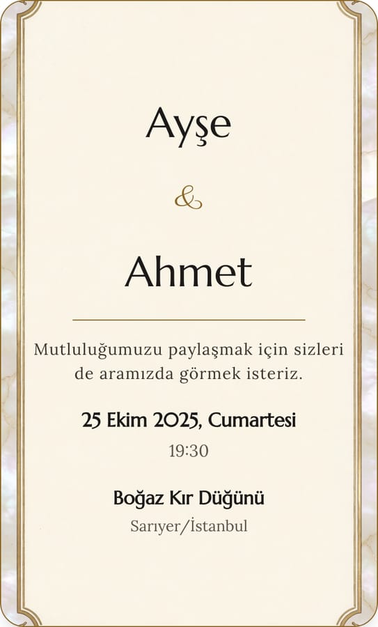 İnci Klasik teması