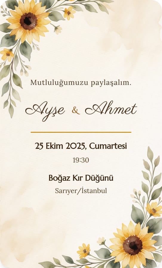 Ayçiçeği teması