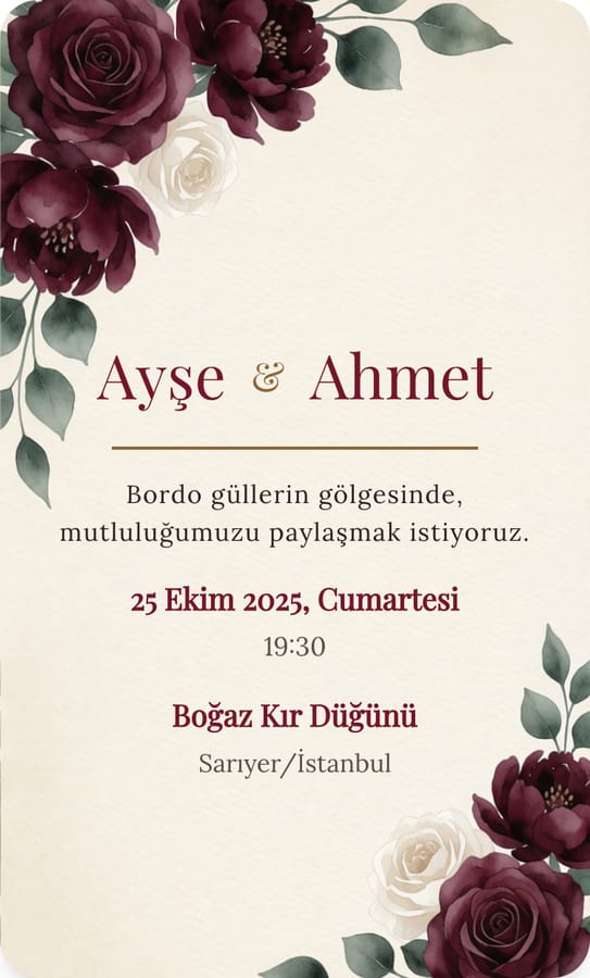 Şarap Gülleri teması