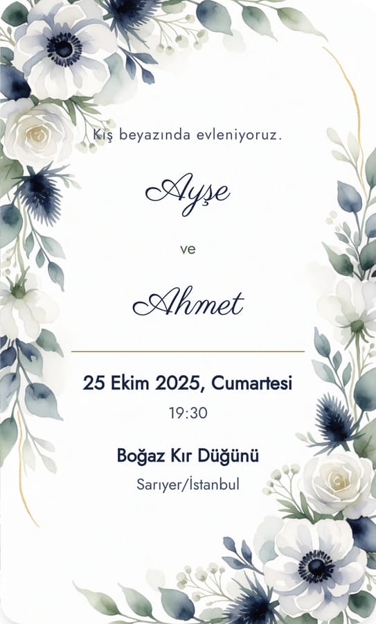 Kış Çiçekleri teması